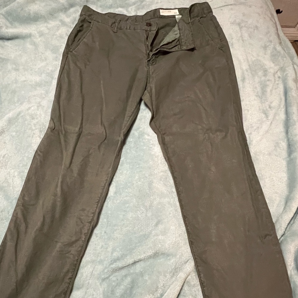 Olive green, very comfortable pants